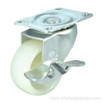 3"Micro Duty White PP Swivel Caster Wheel